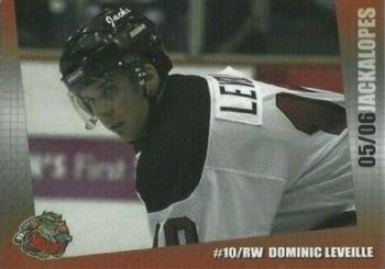 2005-06 Grandstand Odessa Jackalopes (CHL) #13 Dominic Leveille Front