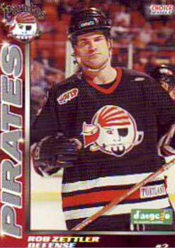 2000-01 Choice Portland Pirates (AHL) #15 Rob Zettler Front