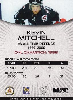 2015-16 Guelph Storm (OHL) Top 25 Alumni #A-04 Kevin Mitchell Back