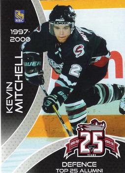 2015-16 Guelph Storm (OHL) Top 25 Alumni #A-04 Kevin Mitchell Front