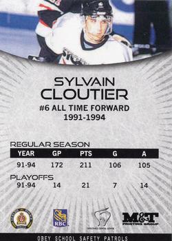 2015-16 Guelph Storm (OHL) Top 25 Alumni #A-10 Sylvain Cloutier Back