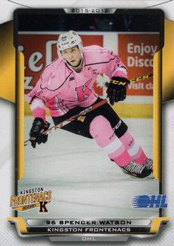 2015-16 Extreme Kingston Frontenacs (OHL) #1 Spencer Watson Front