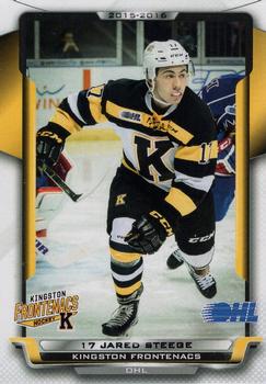 2015-16 Extreme Kingston Frontenacs (OHL) #16 Jared Steege Front