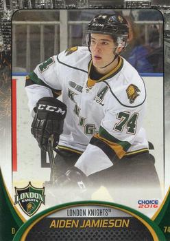 2015-16 Choice London Knights (OHL) #7 Aiden Jamieson Front
