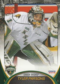 2015-16 Choice London Knights (OHL) #16 Tyler Parsons Front