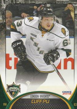2015-16 Choice London Knights (OHL) #18 Cliff Pu Front