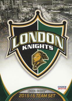 2015-16 Choice London Knights (OHL) #NNO London Knights Front