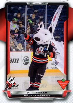 2015-16 Extreme Niagara IceDogs (OHL) #1 Bones Front