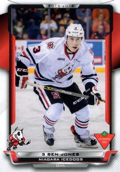 2015-16 Extreme Niagara IceDogs (OHL) #2 Ben Jones Front