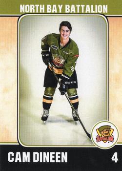 2015-16 Extreme North Bay Battalion (OHL) #4 Cam Dineen Front