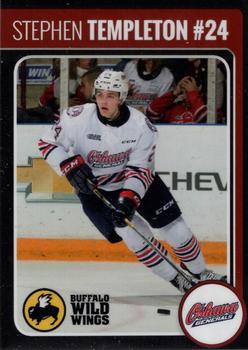 2015-16 Buffalo Wild Wings Oshawa Generals (OHL) #16 Stephen Templeton Front