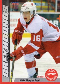 2015-16 Choice Sault Ste. Marie Greyhounds (OHL) #10 Morgan Frost Front