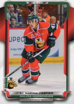 2015-16 Extreme Halifax Mooseheads (QMJHL) #17 Maxime Fortier Front