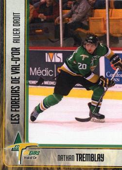 2015-16 Val-d'Or Foreurs (QMJHL) #23 Nathan Tremblay Front