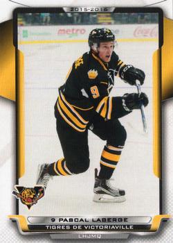 2015-16 Extreme Victoriaville Tigres (QMJHL) #19 Pascal Laberge Front
