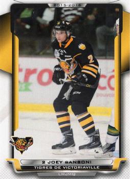 2015-16 Extreme Victoriaville Tigres (QMJHL) #24 Joey Sansoni Front