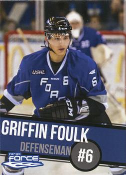 2015-16 Fargo Force (USHL) #7 Griffin Foulk Front
