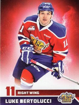2015-16 Edmonton Oil Kings (WHL) #7 Luke Bertolucci Front