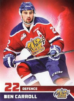 2015-16 Edmonton Oil Kings (WHL) #16 Ben Carroll Front