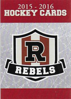 2015-16 Red Deer Rebels (WHL) #NNO Header Card Front