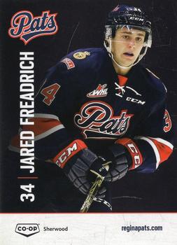 2015-16 Co-op Regina Pats (WHL) #NNO Jared Freadrich Front