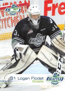 2015-16 Booster Club Seattle Thunderbirds (WHL) #22 Logan Flodell Front