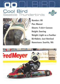 2015-16 Booster Club Seattle Thunderbirds (WHL) #26 Cool Bird Back