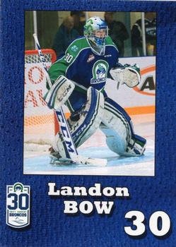 2015-16 Swift Current Broncos (WHL) #NNO Landon Bow Front