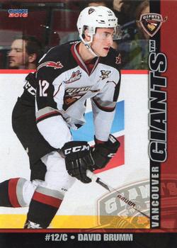 2015-16 Choice Vancouver Giants (WHL) #6 David Brumm Front