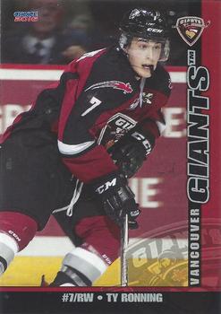 2015-16 Choice Vancouver Giants (WHL) #22 Ty Ronning Front