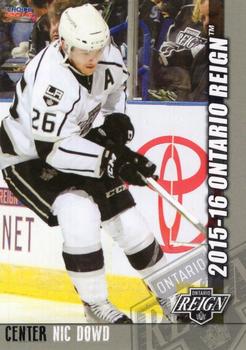 2015-16 Choice Ontario Reign (AHL) #7 Nic Dowd Front