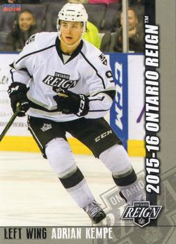 2015-16 Choice Ontario Reign (AHL) #12 Adrian Kempe Front