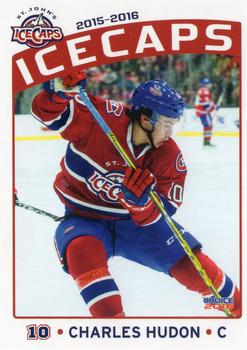 2015-16 Choice St. Johns IceCaps (AHL) #7 Charles Hudon Front