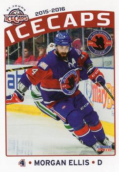 2015-16 Choice St. Johns IceCaps (AHL) Update #36 Morgan Ellis Front