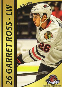 2015-16 Rockford Register Star Rockford IceHogs (AHL) #NNO Garret Ross Front