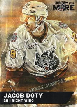 2015-16 Vienna Beef Chicago Wolves (AHL) #NNO Jacob Doty Front