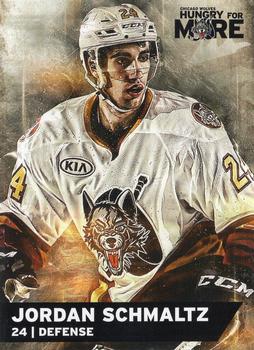 2015-16 Vienna Beef Chicago Wolves (AHL) #NNO Jordan Schmaltz Front