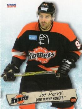 2015-16 Choice Fort Wayne Komets (ECHL) #17 Joe Perry Front