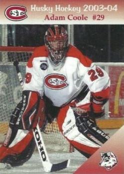 2003-04 Plaza Park Bank St. Cloud State Huskies (NCAA) #5 Adam Coole Front