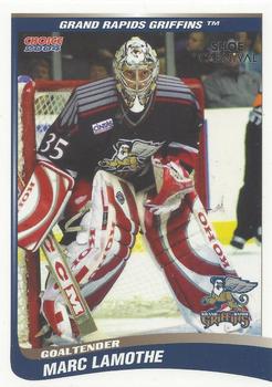 2003-04 Choice Grand Rapids Griffins (AHL) #12 Marc Lamothe Front