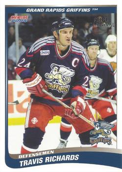 2003-04 Choice Grand Rapids Griffins (AHL) #19 Travis Richards Front