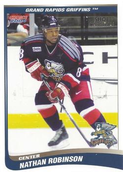 2003-04 Choice Grand Rapids Griffins (AHL) #20 Nathan Robinson Front