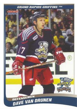 2003-04 Choice Grand Rapids Griffins (AHL) #23 David Van Drunen Front