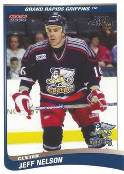2003-04 Choice Grand Rapids Griffins (AHL) #17 Jeff Nelson Front