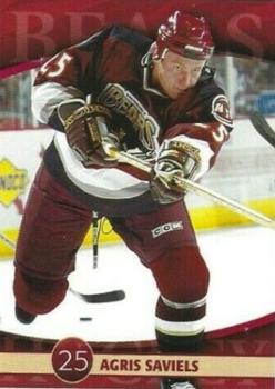 2003-04 Hershey Bears (AHL) #20 Agris Saviels Front