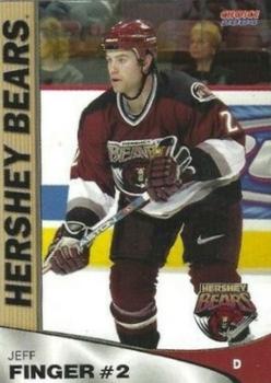 2003-04 Choice Hershey Bears (AHL) #NNO Jeff Finger Front