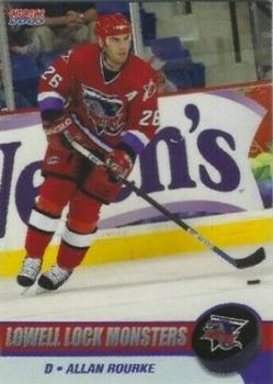 2003-04 Choice Lowell Lock Monsters (AHL) #1 Allan Rourke Front