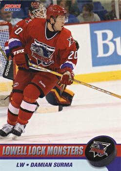 2003-04 Choice Lowell Lock Monsters (AHL) #7 Damian Surma Front