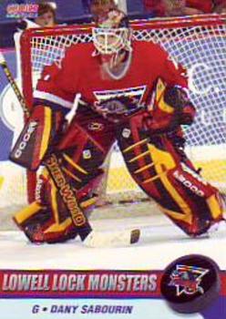 2003-04 Choice Lowell Lock Monsters (AHL) #8 Dany Sabourin Front