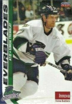 2004-05 Choice Florida Everblades (ECHL) #5 Simon Tremblay Front